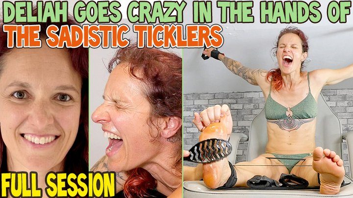 Tickle Frenchtickling  Store - DELIAH GOES CRAZY IN THE HANDS OF THE SADISTIC TICKLERS : FULL SESSION - FULL HD MP4