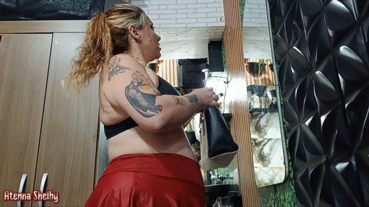 Atenna Shelby - Bathroom humiliation, stinky farts from a BBW goddess – Atenna Shelby - POV Fetish bathroom - tóxic farting - By cam sr Rockfeller