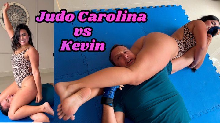 Kink Sports - Thick Judoka Carolina battles Kevin in her debut Wrestling Match