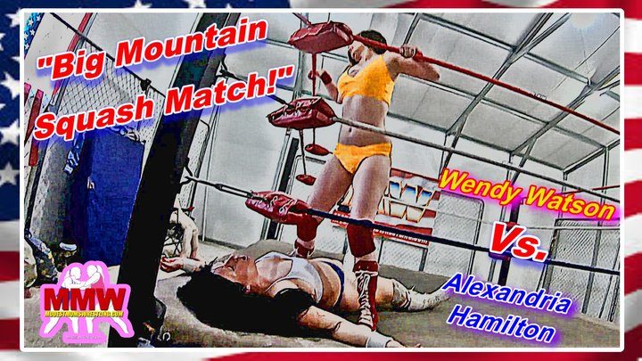Modest Moms Wrestling - Big Mountain 'Squash Match!