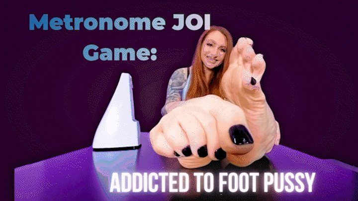 Olivia Rose Fetish - Metronome JOI Game: Addicted to Foot Pussy (MP4 1080p)