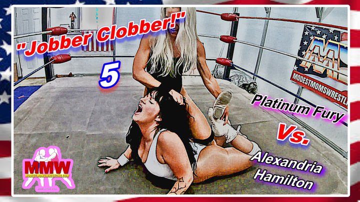 Modest Moms Wrestling - Jobber 'Clobber! 5 WMV