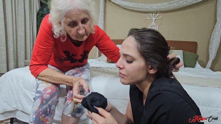 Karina Cruel Perfect Feet - THE LESSON AT AN ELDERLY WIMAN´S FEET - DORINHA - CLIP 2 - NEW JUL 2026