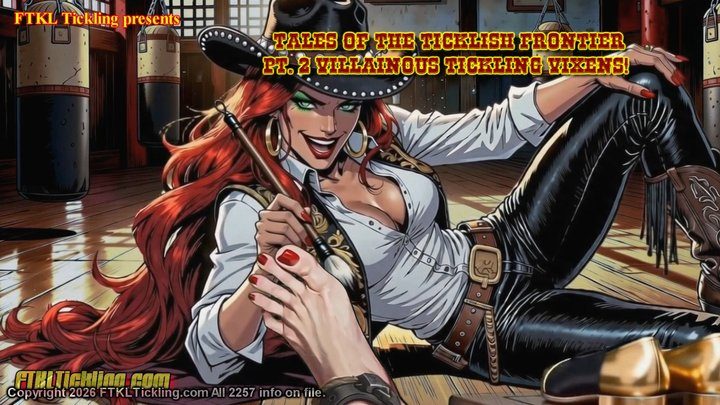 Ftkl's Foot  Tickling Fantasies - Tales of the Ticklish Frontier! Pt. Two: Villainous Tickling Vixens! (1080 mp4)