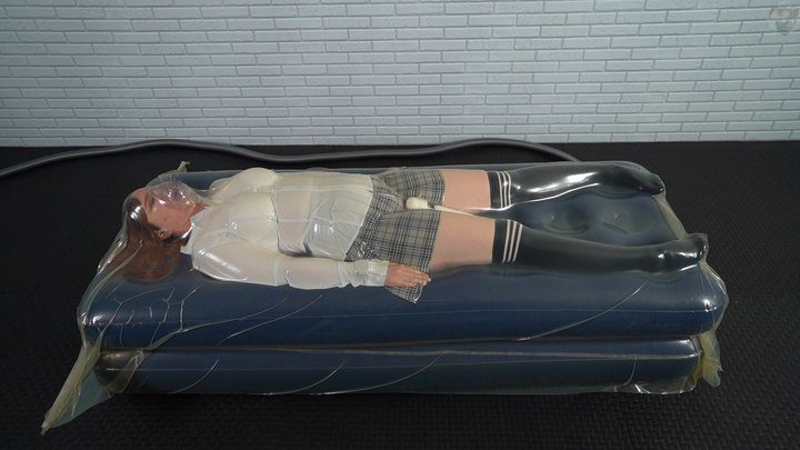 Vacuum Dreams - Double inflatable mattress in a latex vacuum bag and three vibration orgasms