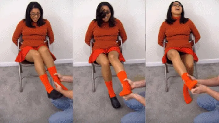 Erica's Chronicles - Velma gets her feet tickled by the Creeper in her socks!